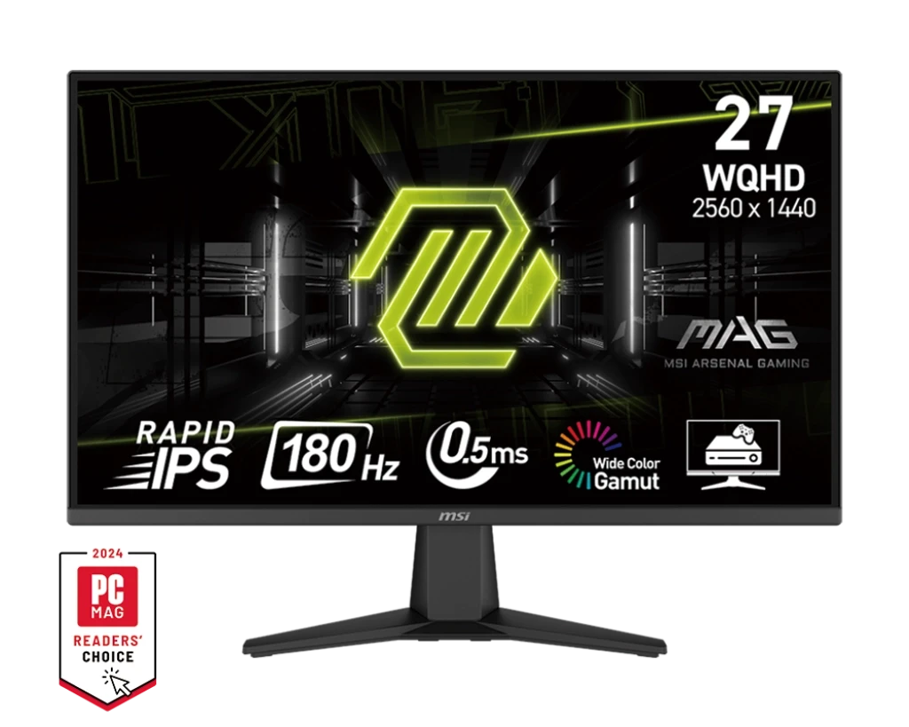 MSI Modern MD272QXPW 27 Inch 2K WQHD Display HDMI, DP, Dual USB, USB-C Monitor