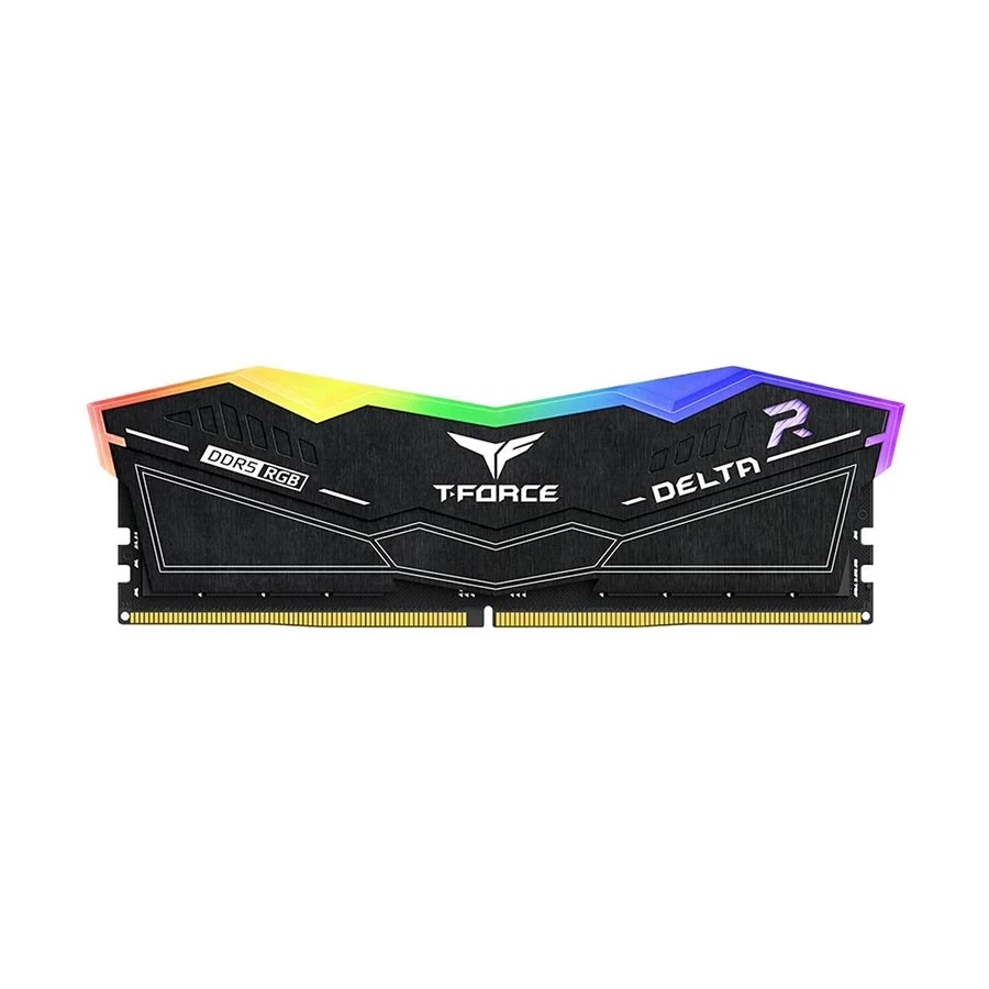 Team T-Force Delta RGB 16GB DDR5 6400MHz Black Heatsink Gaming Desktop RAM #FF3D532G6400HC32ADC01