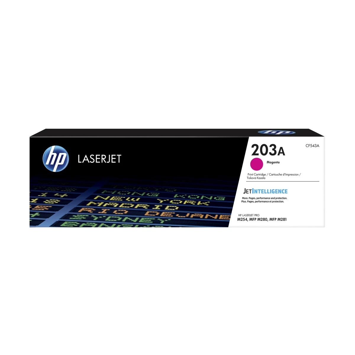 HP 203A Magenta Original LaserJet Toner (CF543A) (Bundle with Full Set)