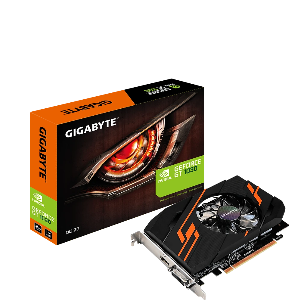 Gigabyte NVIDIA GeForce GT 1030 2GB GDDR5 Graphics Card