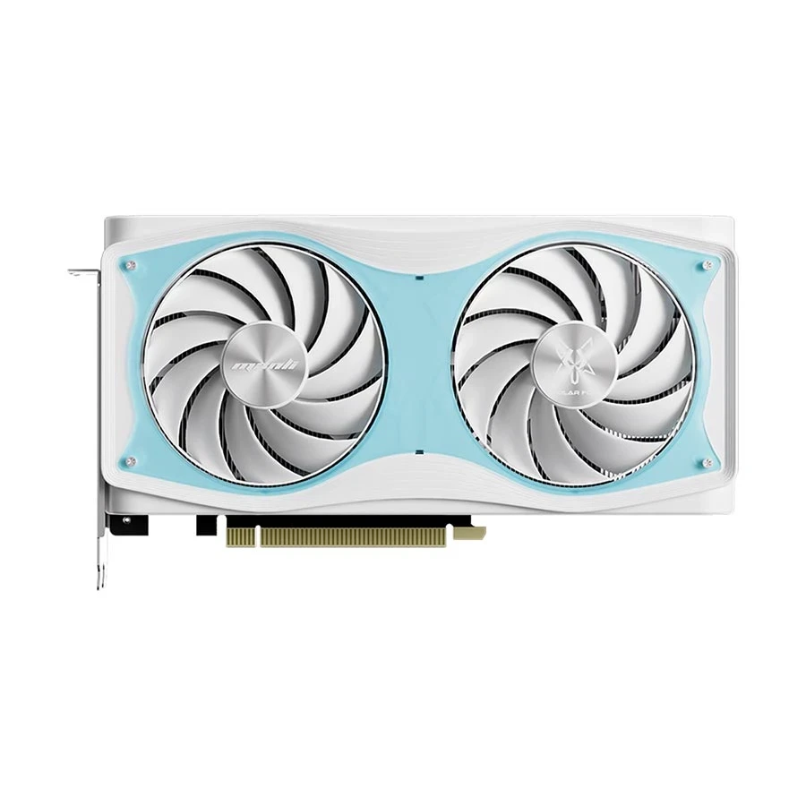 Manli Polar Fox GeForce RTX 5060 Ti OC Twin Cooler White 16GB GDDR7 Graphics Card #M-N506TIPO/D716G-M2649