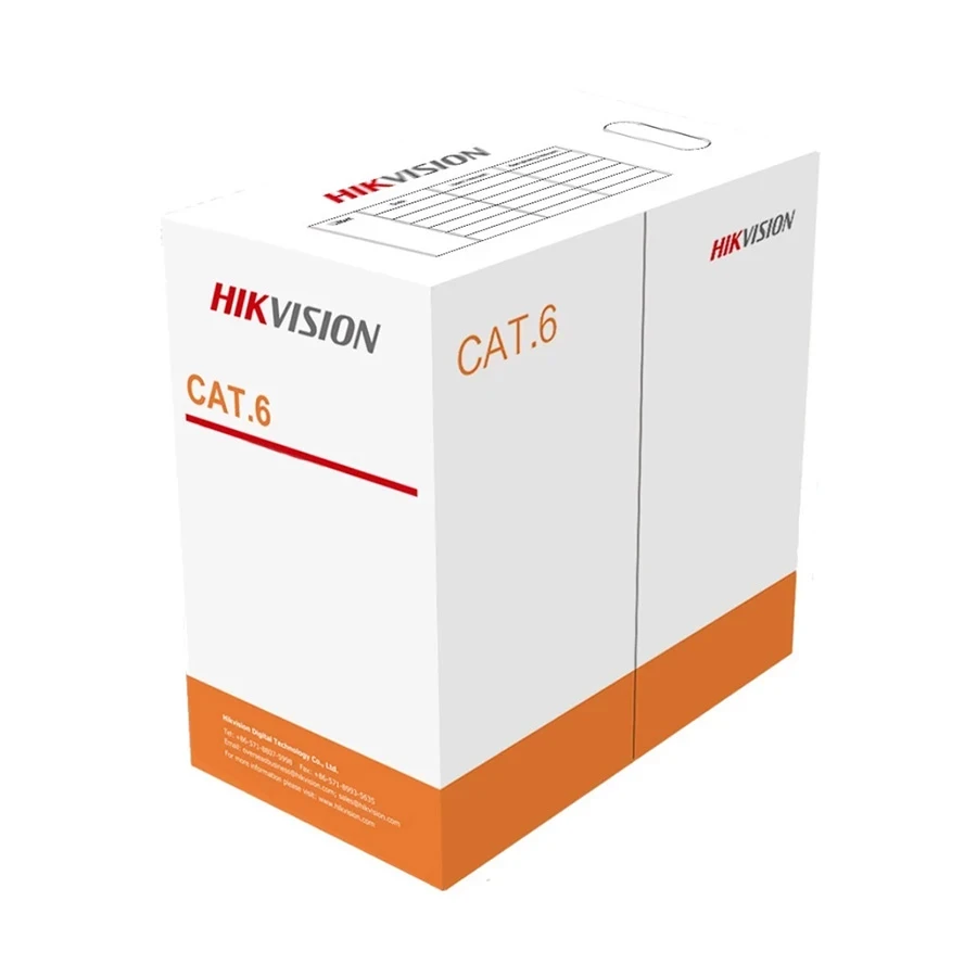 Hikvision Cat-6 1 Meter White Network Cable