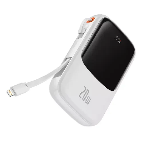 Baseus Qpow 10000mAh 20W Fast Charging Power Bank With Digital Display (Black)