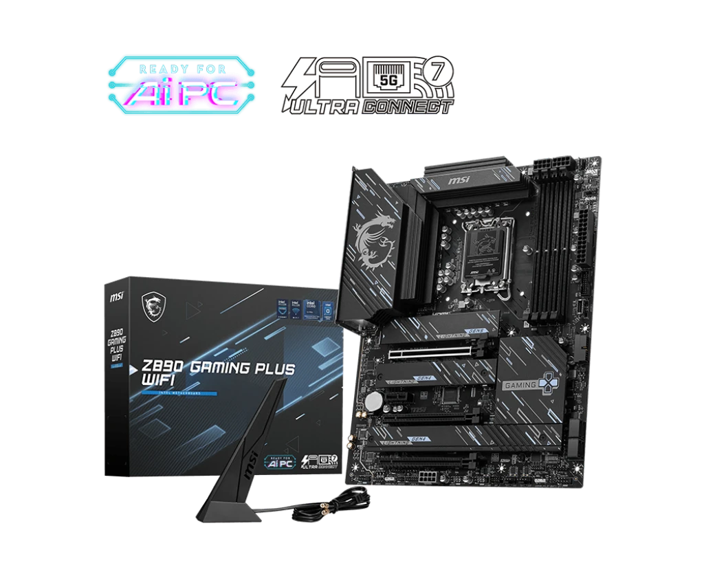 MSI Z890 GAMING PLUS (Wi-Fi 7) DDR5 Intel Motherboard