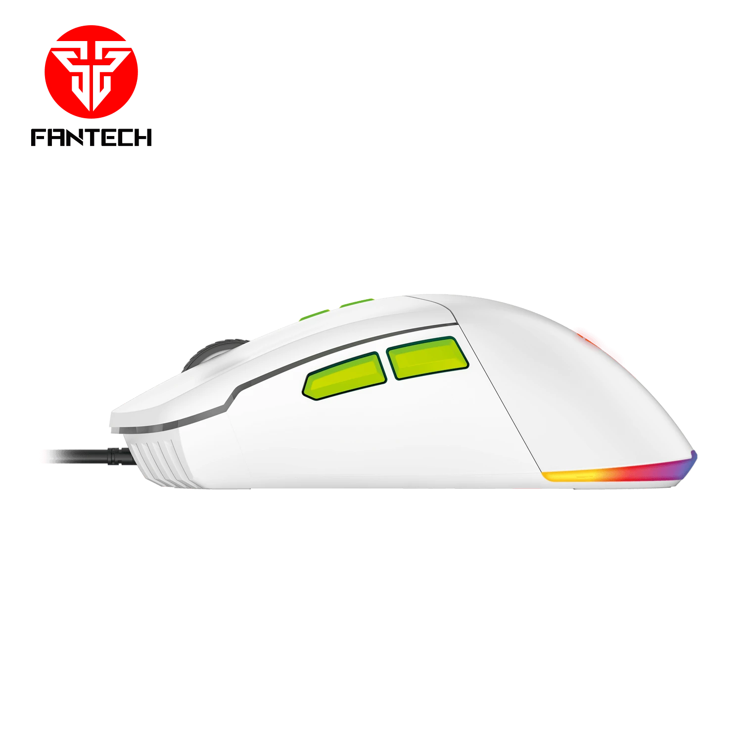 Fantech X17 Pro Wired White Macro RGB Gaming Mouse