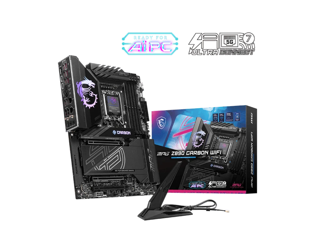 MSI MPG Z890 CARBON (Wi-Fi 7) DDR5 Intel Gaming Motherboard