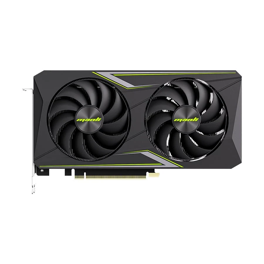 Manli Nebula GeForce RTX 5060 Ti Twin Cooler Black 16GB GDDR7 Graphics Card #M-N506TIN/D716G-M2650