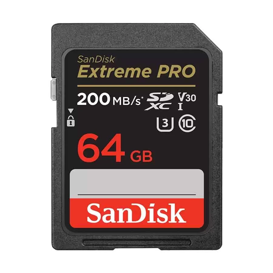 Sandisk Extreme Pro 64GB SDHCSDXC UHS-I U3 Class 10 V30 Memory Card #SDSDXXU-064G-GN4IN