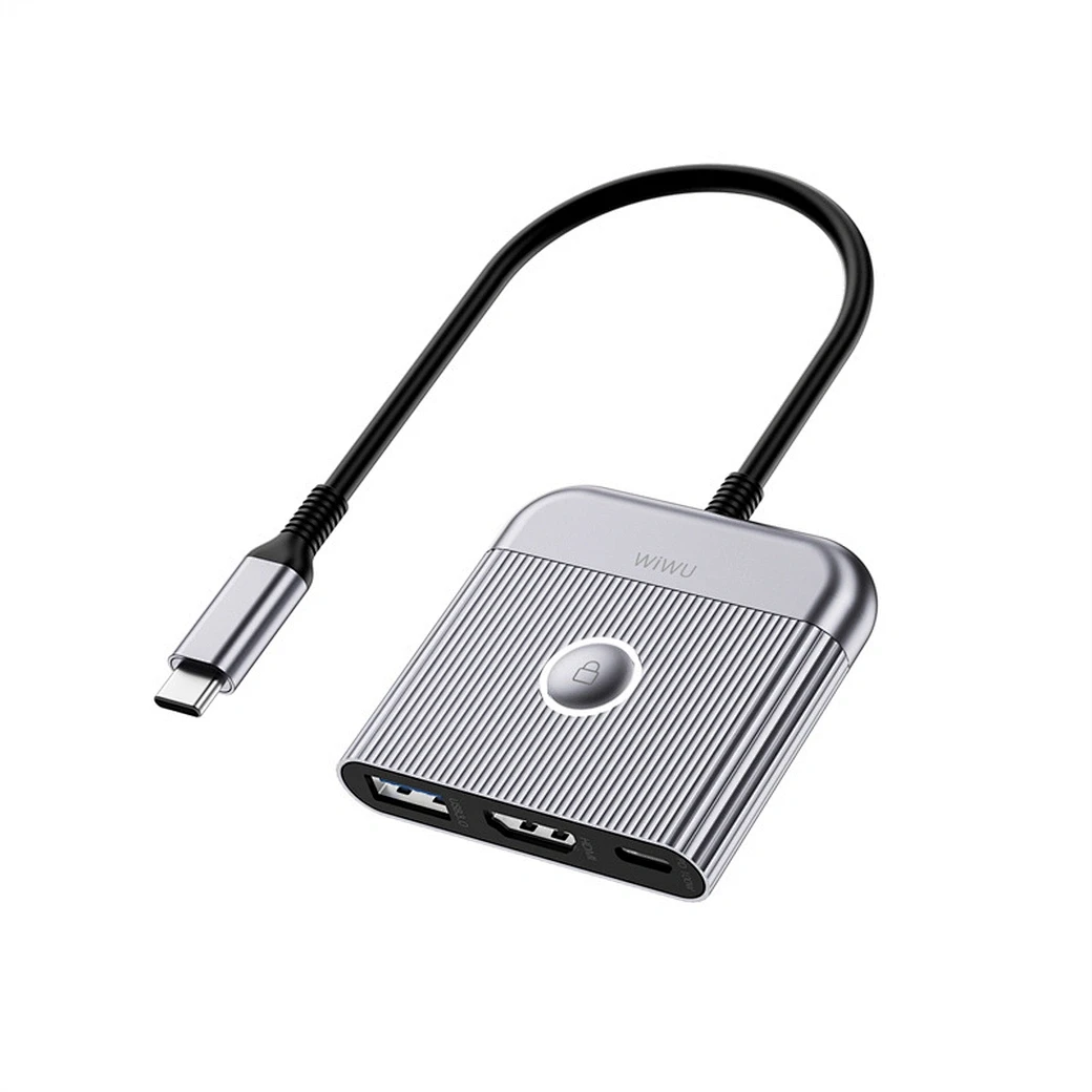 WiWU Travel 3 In 1 Type-C Hub