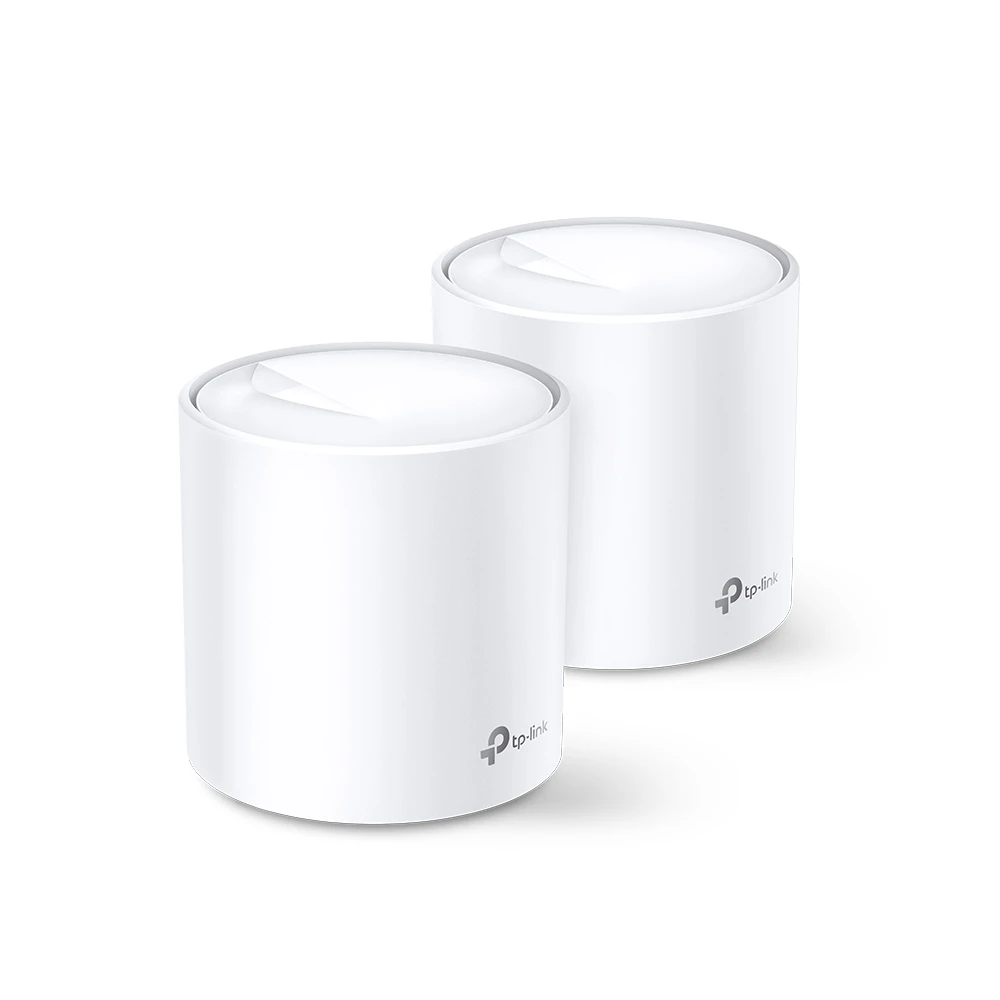 TP-Link Deco X60 V4.20 AX5400 Mbps Gigabit Dual-Band Wi-Fi 6 System Network Router (2-Pack)