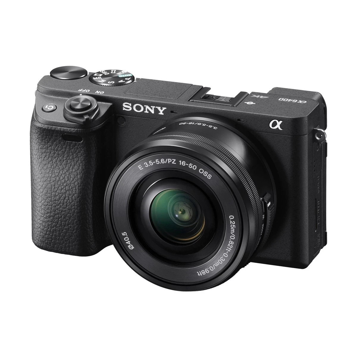 Sony Alpha A6400 Mirrorless Digital Camera Body with 16-50mm Lens (No Warranty)