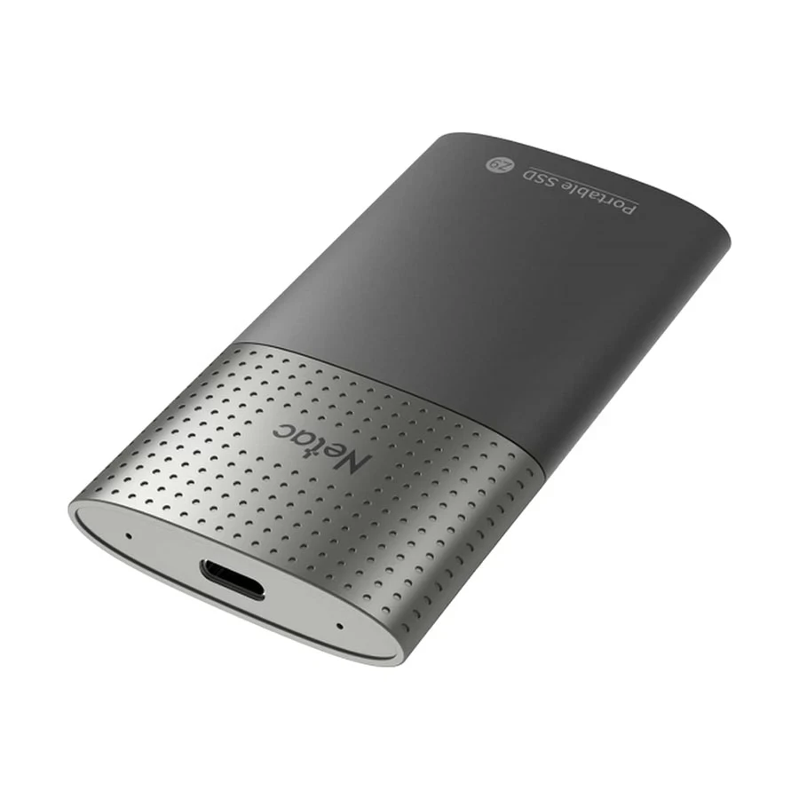 Netac Z9 2TB USB 3.2 Gen 2 Type-C Black Portable External SSD