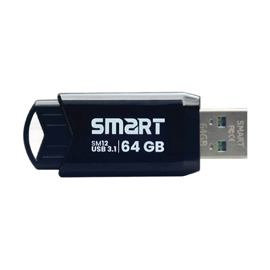 Smart X4 Premier SM12 64GB USB 3.1 Black Pen Drive #SM12-064-01