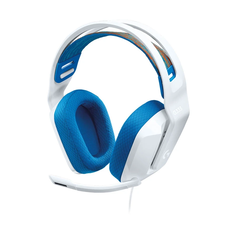 Logitech  Wired White Gaming Headphone #981-001019
