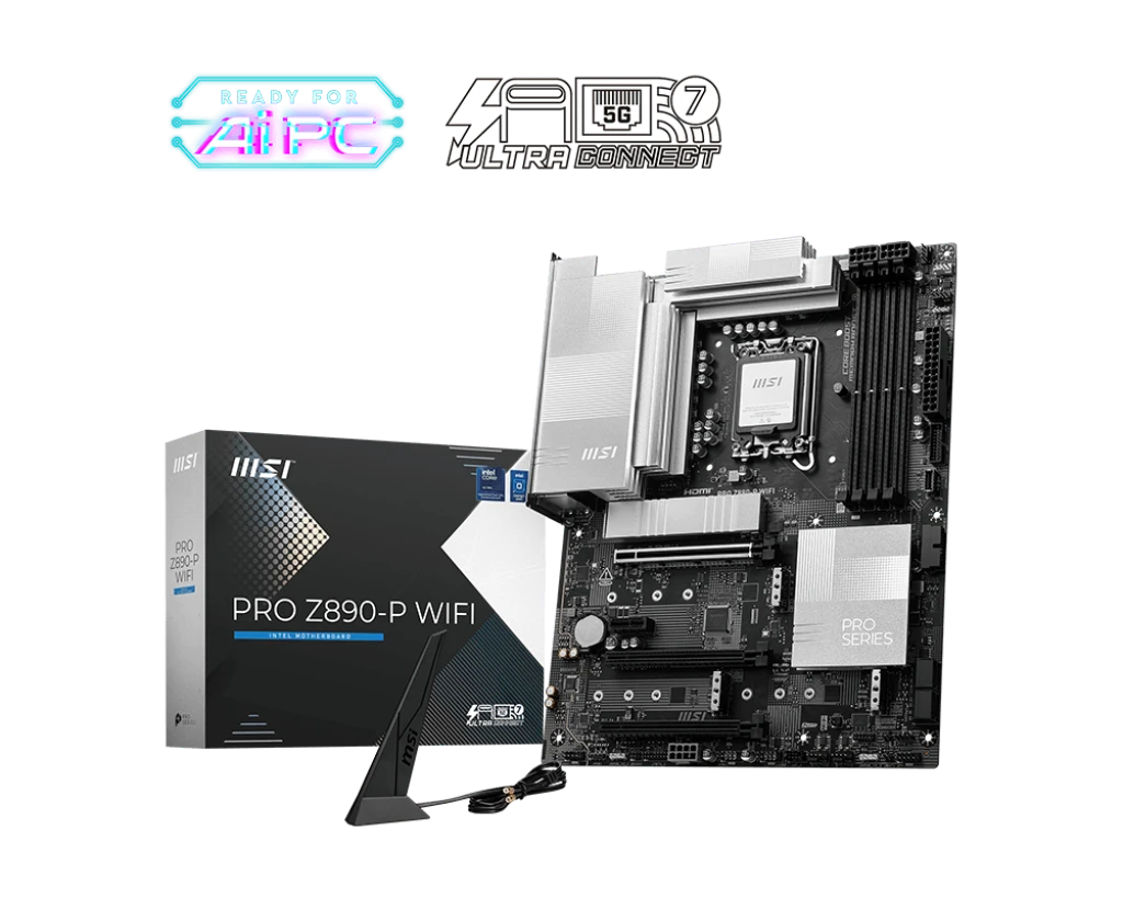 MSI PRO Z890-P (Wi-Fi 7) DDR5 Intel Motherboard