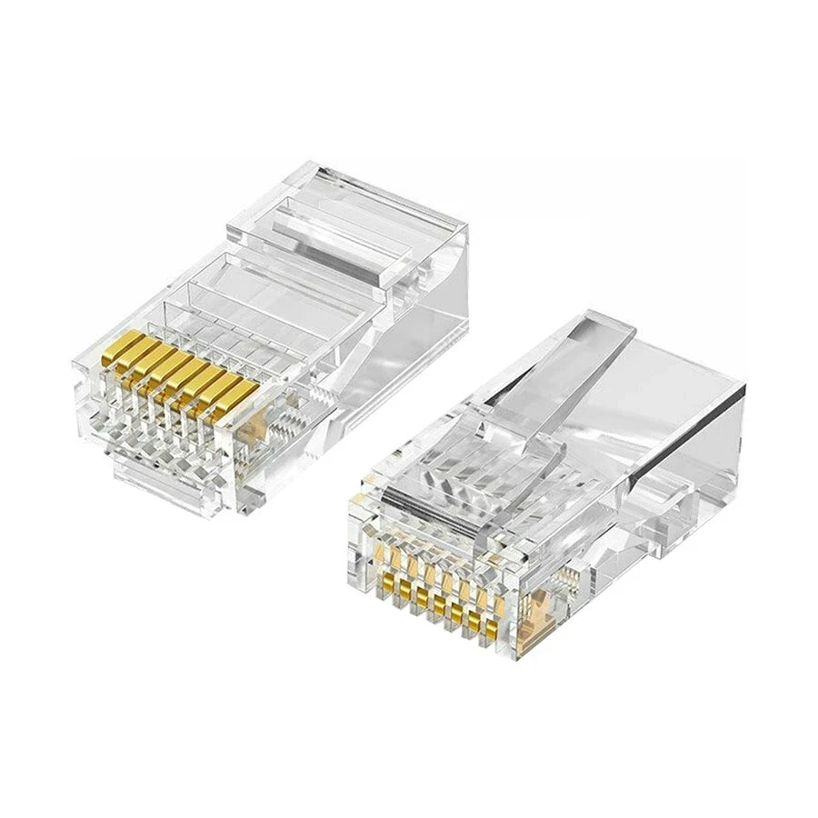 Ugreen NW110 (50246) Transparent CAT-5 RJ45 Connector #50246 (100 Pcs)