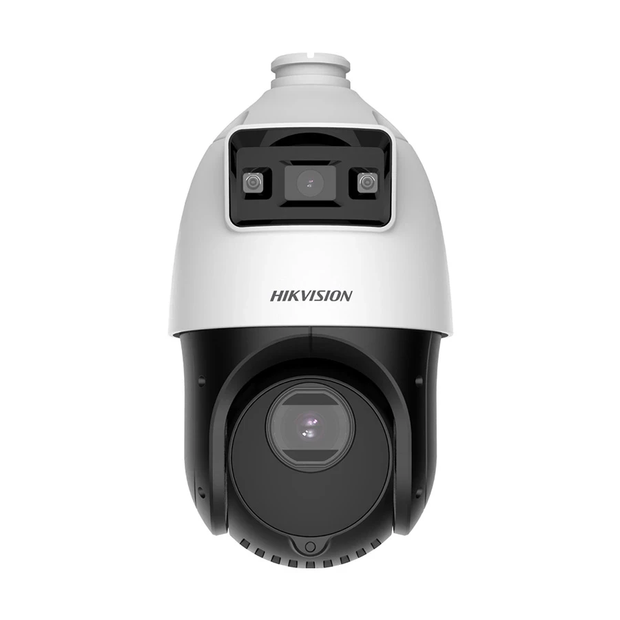 Hikvision DS-2SE4C225MWG-E(12F0) (2.8mm+4.8mm) (2.0MP) TandemVu 4-inch 25x Colorful & IR PTZ Dome IP Camera (With Adapter & Wall Mount)