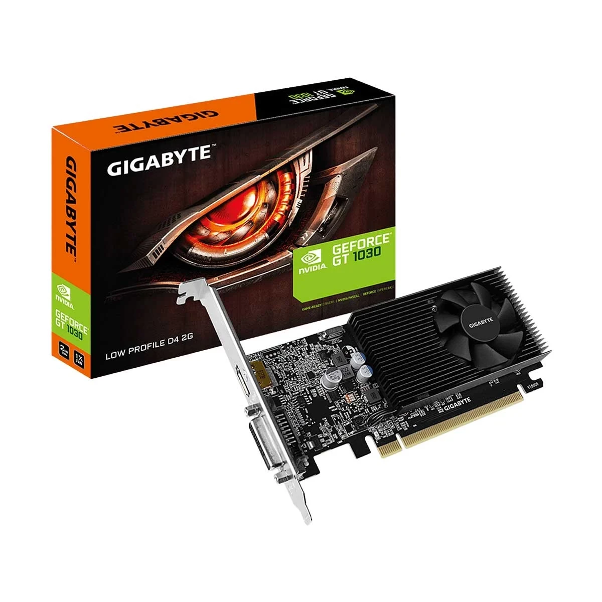 Gigabyte GeForce GT 1030 Low Profile D4 2G 2GB GDDR4 Graphics Card #GV-N1030D4-2GL