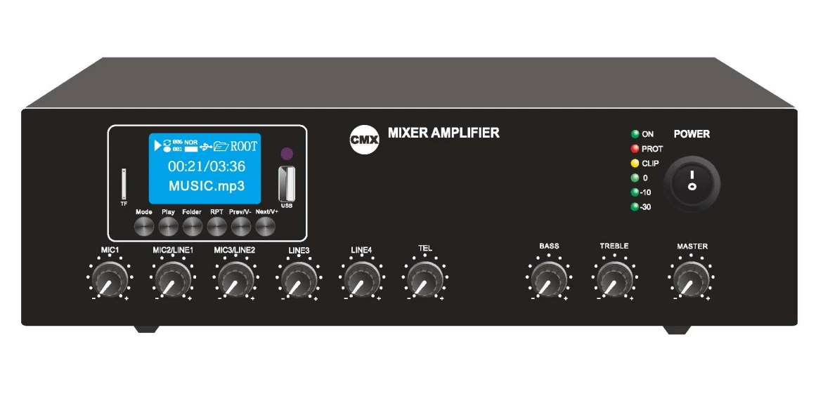CMX EA-60 60W PA Mixer Amplifier