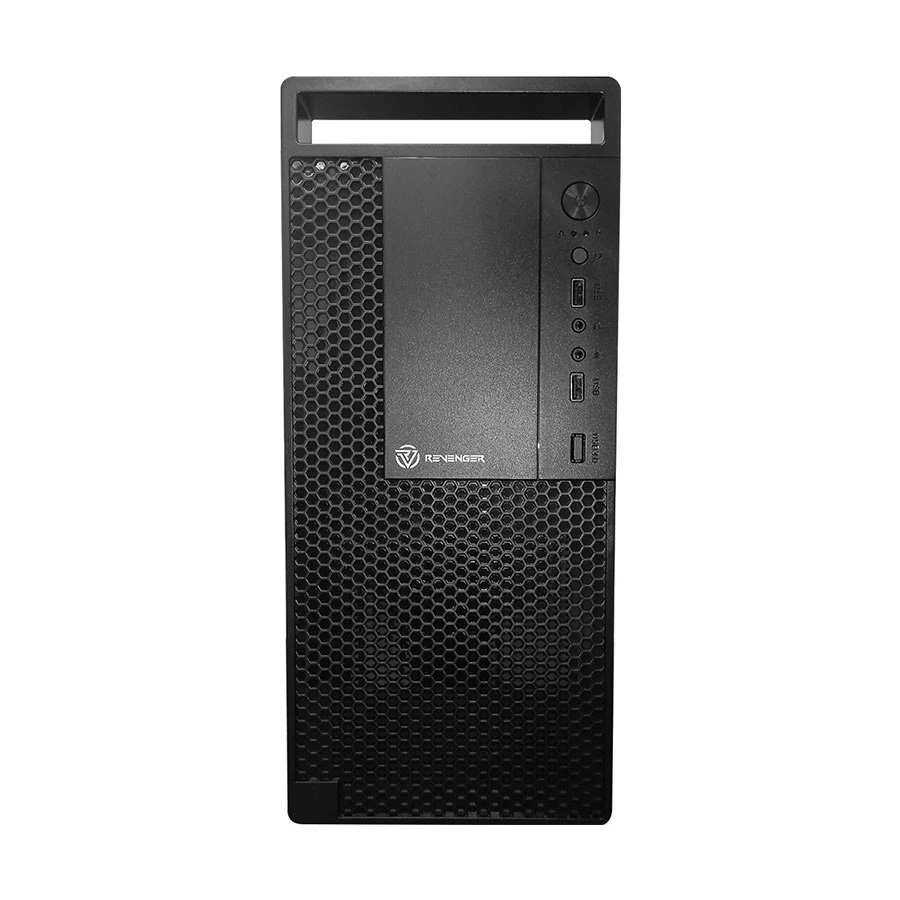 Revenger ECO 200-3F Mini Tower White Micro-ATX Desktop Case with Standard PSU