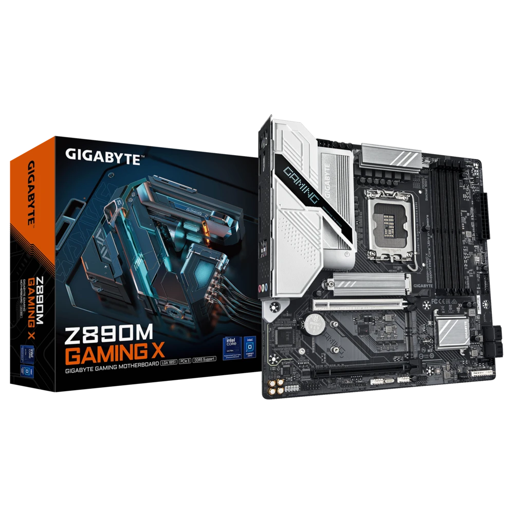 Gigabyte Z890M GAMING X DDR5 (Intel Core Ultra LGA1851 Socket) Motherboard #Z890M GAMING X