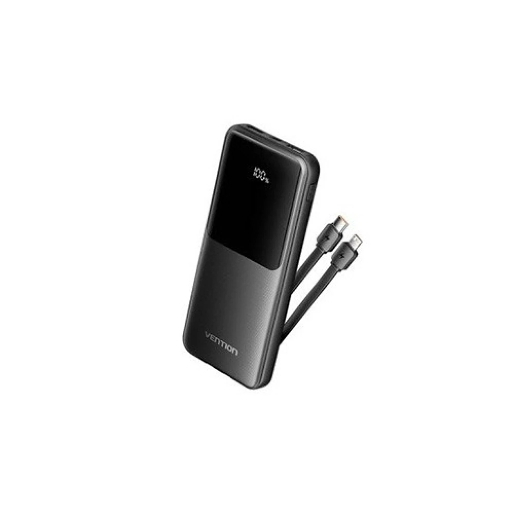Vention FHOB0 22.5W LED Digital Display 10000mAh Power Bank (Black)