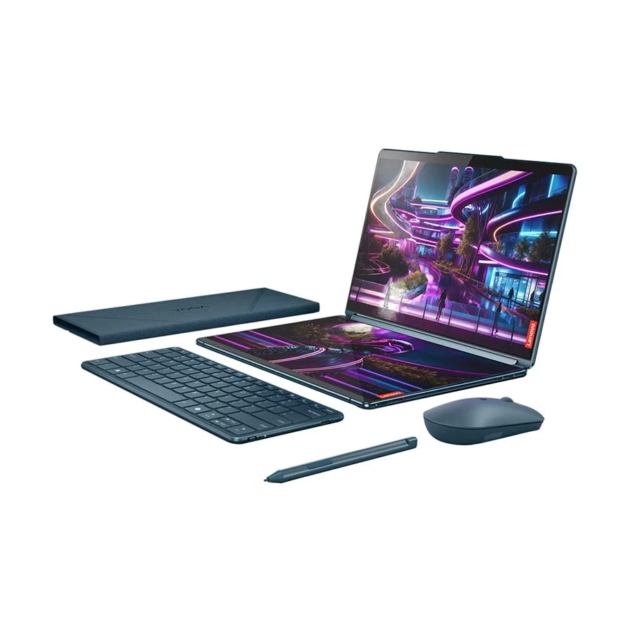 Lenovo Yoga Book 9i 13IMU9 Intel Core Ultra 7 155U 16GB Ram, 1TB SSD Dual 13.3 Inch 2.8K OLED WQHD Touch 60Hz Display Tidal Teal Laptop